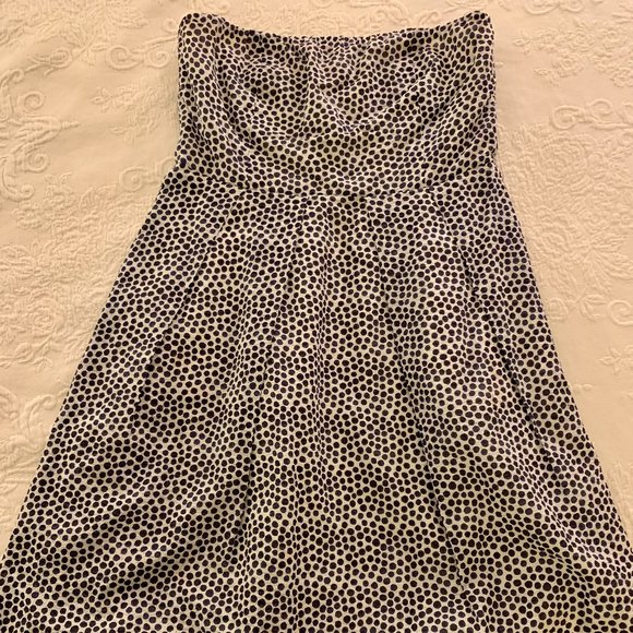 J. Crew Summer Strapless - Polka Dot, Size 4 - Picture 1 of 10
